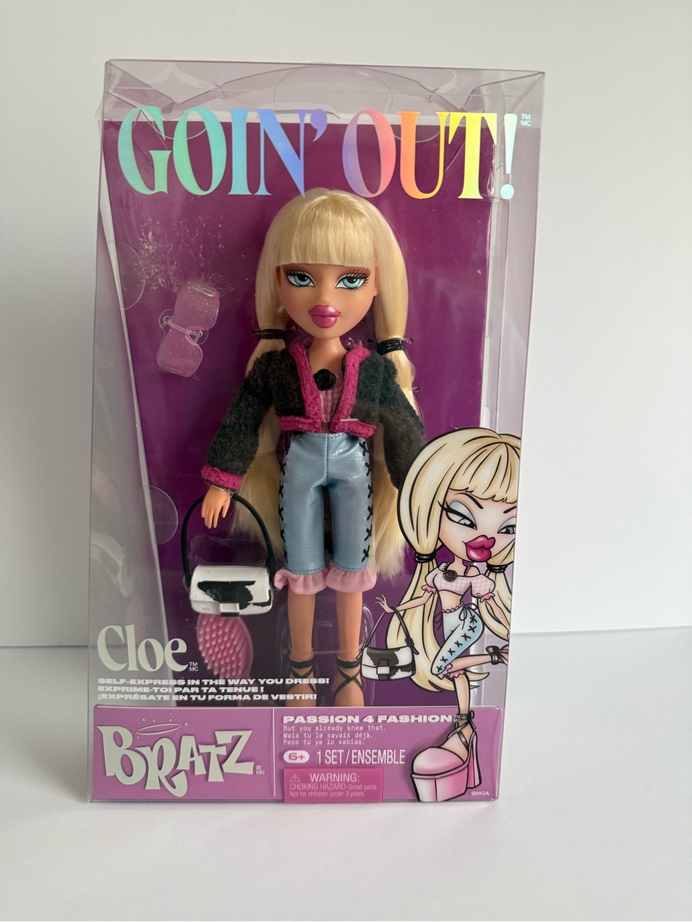 Bratz Goin’ Out! Cloe Doll NIB MGA Passion 4 Fashion Y2K Collector